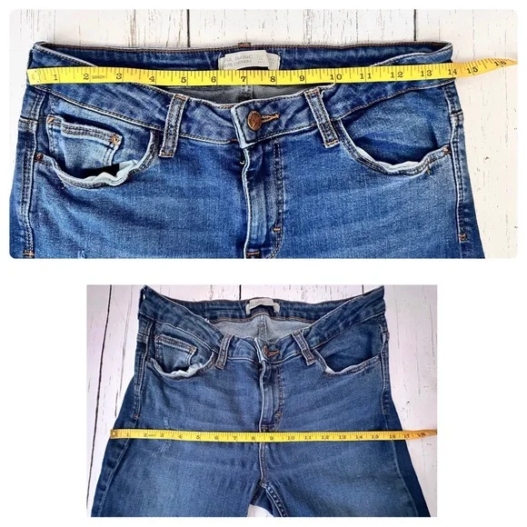 Jeans Zara Women’s Basic Denim Rag  Bone  Stretchy.Size 6 - Picture 9 of 14